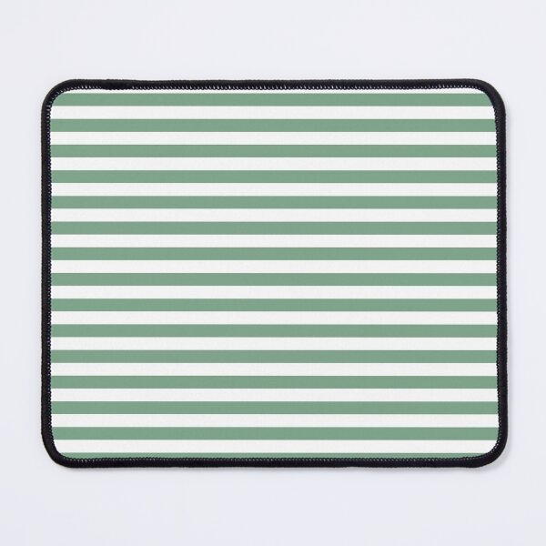Item preview, Sage Green and White Horizontal Deck Chair Stripes designed and sold by podartist.