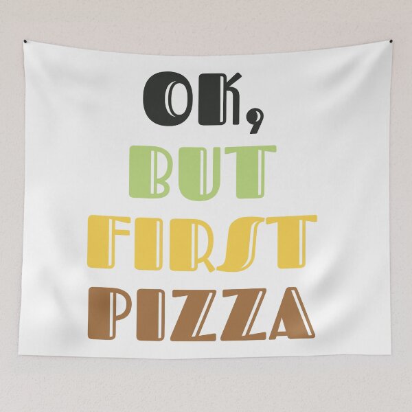 Item preview, OK But First Pizza designed and sold by Marouane TM.