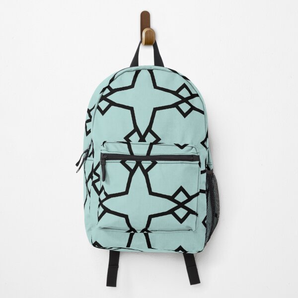 Item preview, Aquamarine and Black Tessellation Line Pattern 30 Coordinates w/ 2022 Color Trends Behr Wave Top M450-3 - Hue - Colour - Shade designed and sold by ColorOfTheYears.