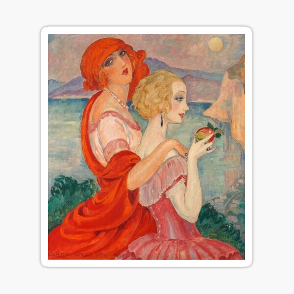 Item preview, Gerda Wegener artwork designed and sold by EZIMA.