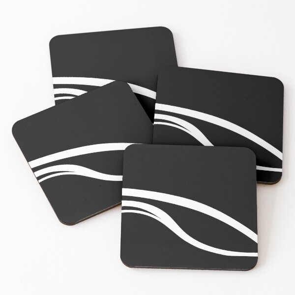 Item preview, "Cool Lines" motif - white designed and sold by MC Art Studio.