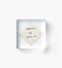 Bartlet for American Napkin Acrylic Block