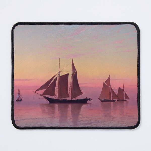 Item preview, Calm at Sunset by Francis Augustus Silva, American, 1873 designed and sold by Shapes-Mania.