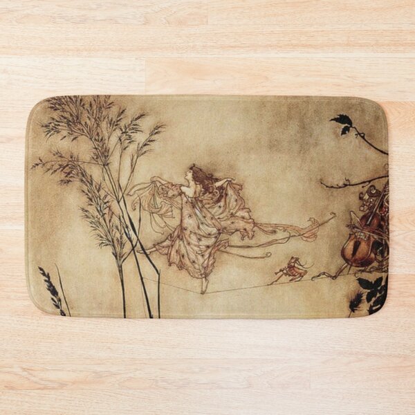 Item preview, Fairies Dancing on a Spiders Web Vintage Illustration by Arthur Rackham designed and sold by Bellathewilde.