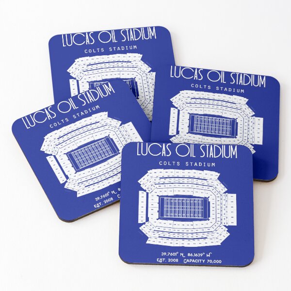 Item preview, Indianapolis Colts Lucas Oil Stadium Poster Print designed and sold by Birch Trail Boutique.