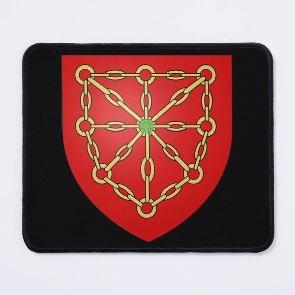 Item preview, Navarre Coat of Arms Medieval Heraldry designed and sold by signsandsymbols.