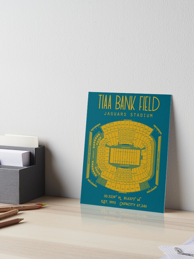 TIAA Bank Field - Jacksonville Jaguars Art Print - the Stadium Shoppe