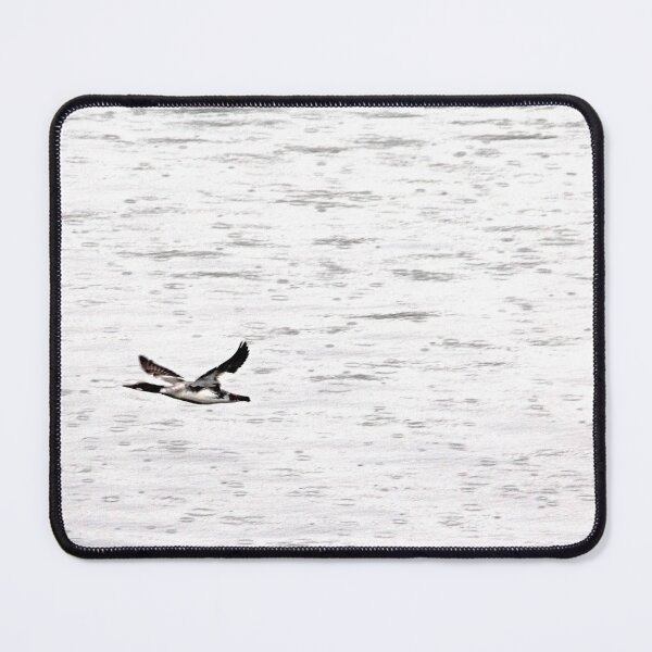 Item preview, Solo Merganser Flight In Rain designed and sold by Debbie Oppermann.