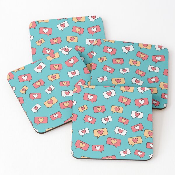 Item preview, Heart Message Doodle Seamless Pattern Color designed and sold by Fine Art California.