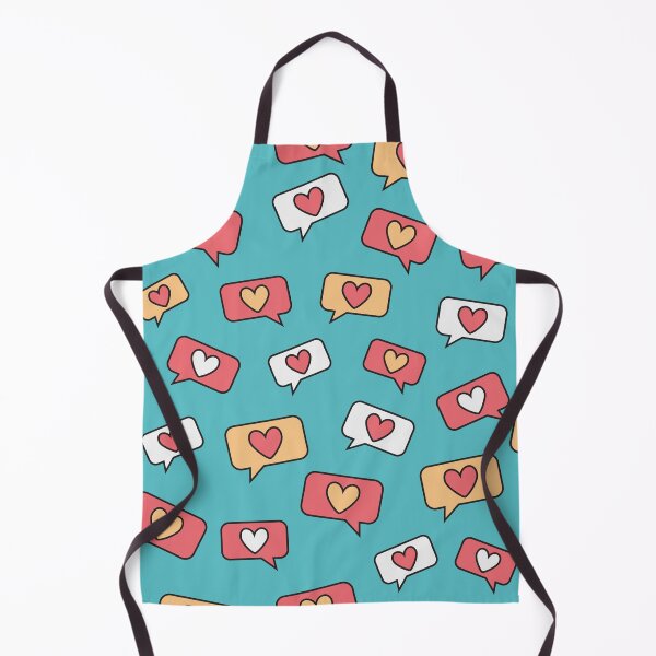 Item preview, Heart Message Doodle Seamless Pattern Color designed and sold by Fine Art California.