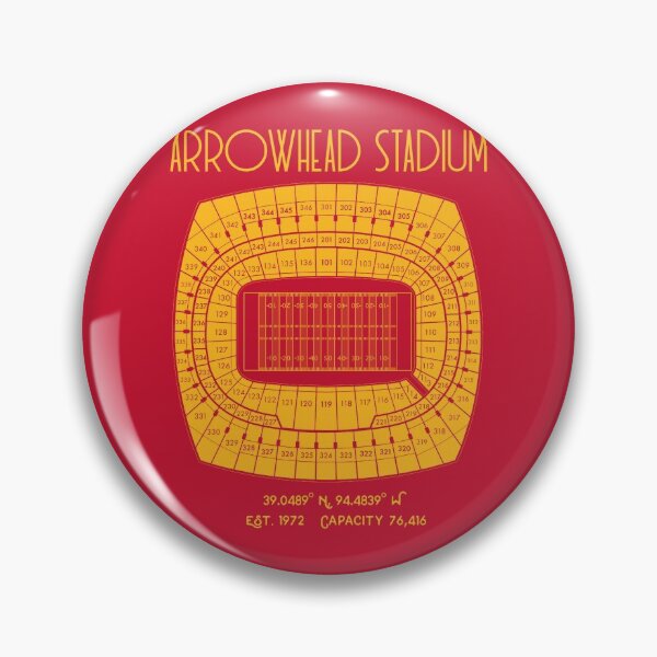 Item preview, Kansas City Chiefs Arrowhead Stadium Poster Print designed and sold by Birch Trail Boutique.