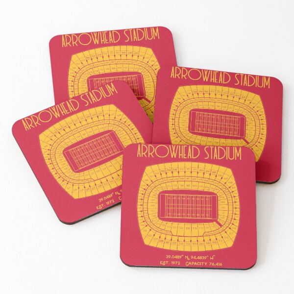 Item preview, Kansas City Chiefs Arrowhead Stadium Poster Print designed and sold by Birch Trail Boutique.