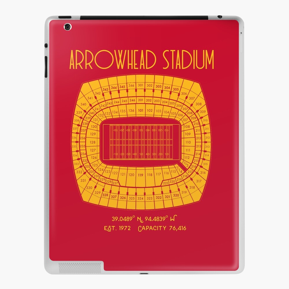 Kansas City Chiefs Arrowhead Stadium Poster Print | Graphic T-Shirt