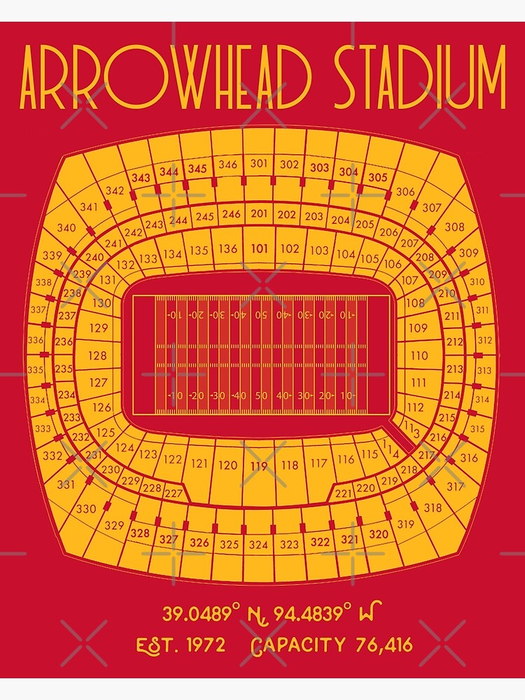 The Awesome and Beautiful arrowhead seating chart