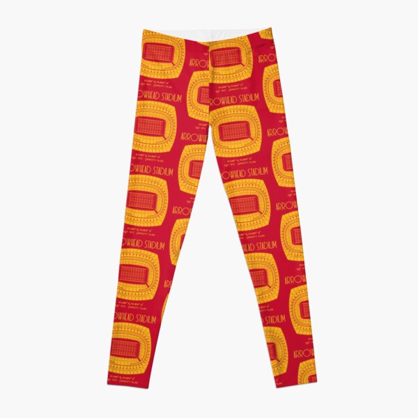 Kansas City Chiefs Paint Leggings, Red/Gold