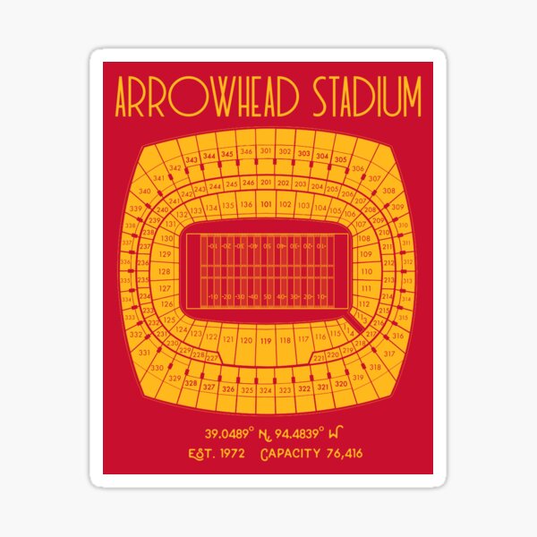 Arrowhead Stadium, section 312, row 12, home of Kansas City Chiefs, page 1