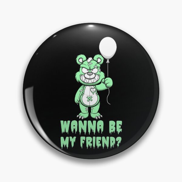 Item preview, Creepy kawaii teddy bear. Scary halloween design of a horror teddy bear. designed and sold by NobelFashion.