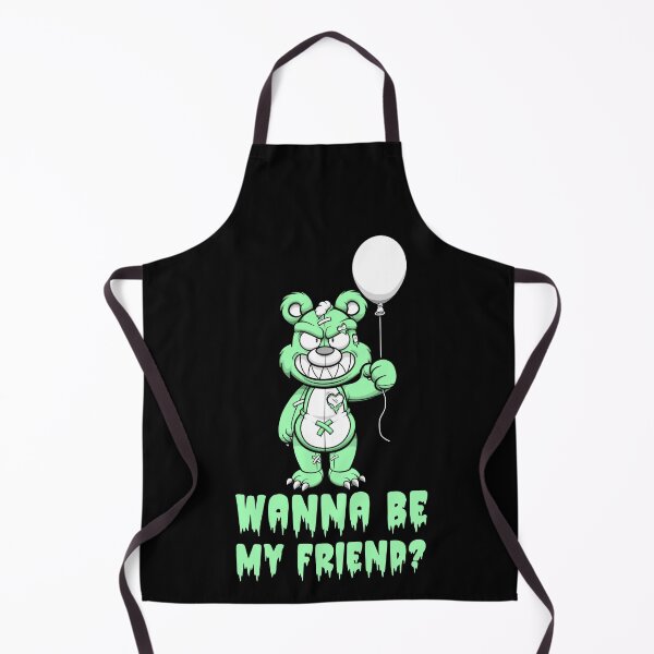 Item preview, Creepy kawaii teddy bear. Scary halloween design of a horror teddy bear. designed and sold by NobelFashion.