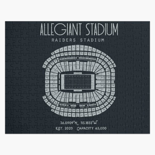 Raider Nation Represents at Allegiant Stadium Las Vegas Raiders Jigsaw  Puzzle