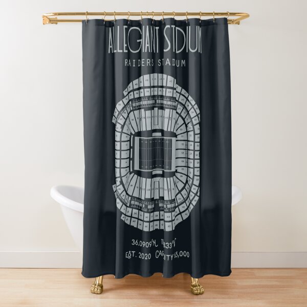 Las Vegas Raiders Shower Curtains for Sale