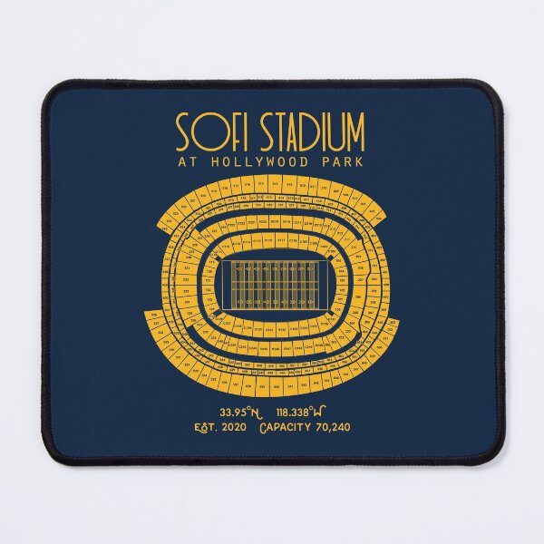 Item preview, Los Angeles Chargers SoFi Stadium at Hollywood Park Stadium Poster Print designed and sold by Birch Trail Boutique.