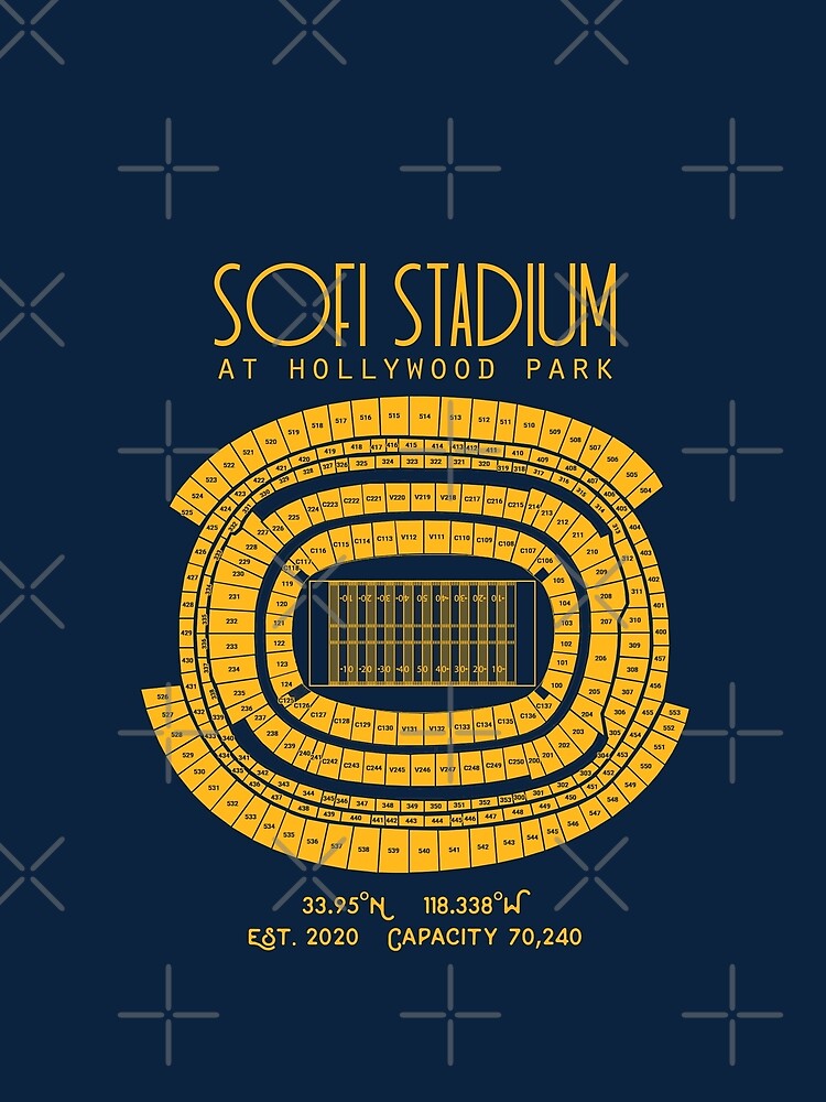 Los Angeles Chargers Sofi Stadium at Hollywood Park Poster 