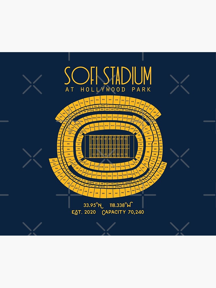 Los Angeles Chargers Sofi Stadium at Hollywood Park Poster 