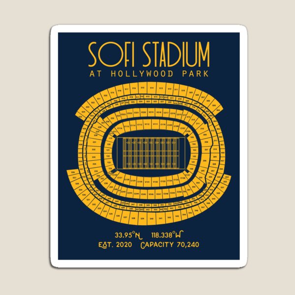 Los Angeles Chargers - SoFi Stadium Vintage Football Print