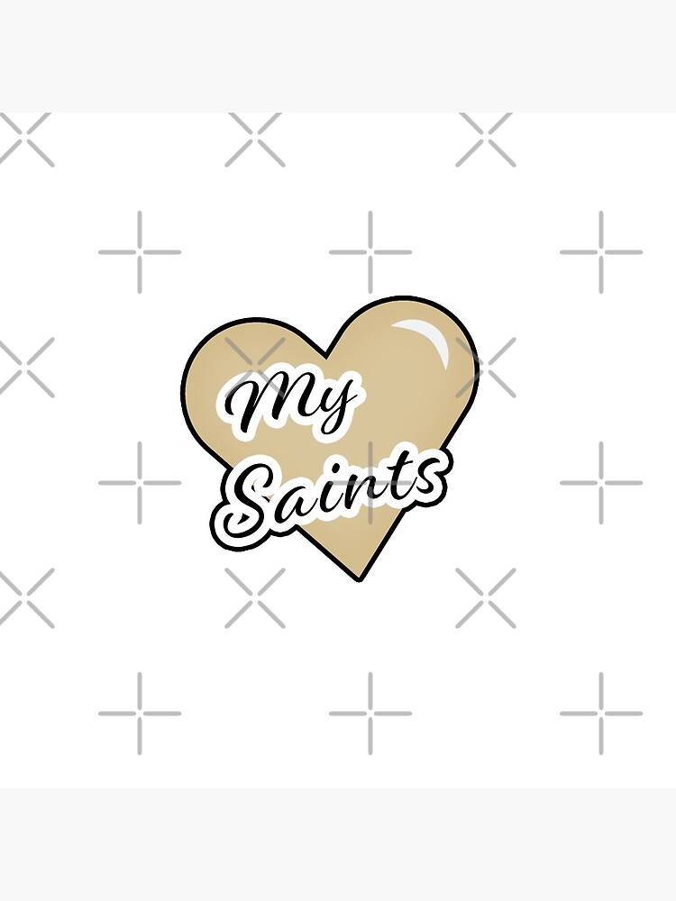 New Orleans Saints Tiny Heart Shape T-shirt - Jomagift