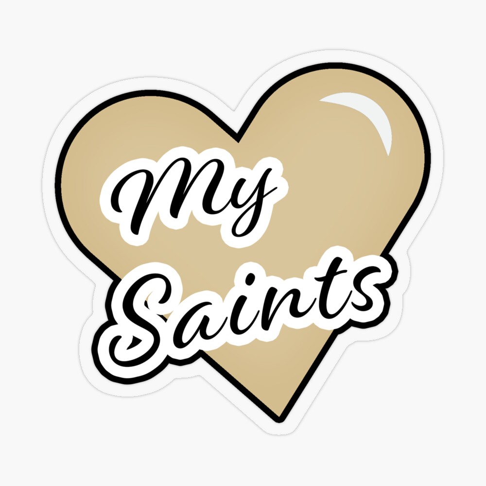 New Orleans Saints Tiny Heart Shape T-shirt - Jomagift