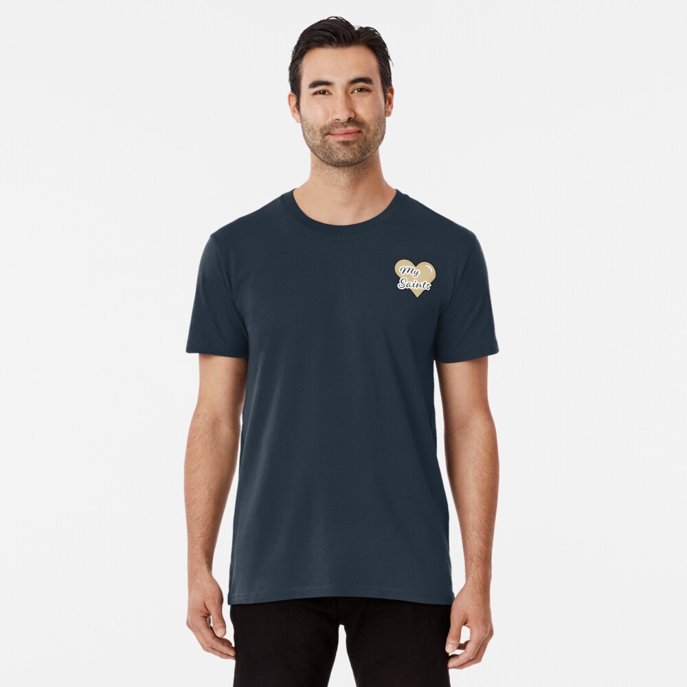 New Orleans Saints Tiny Heart Shape T-shirt - Jomagift