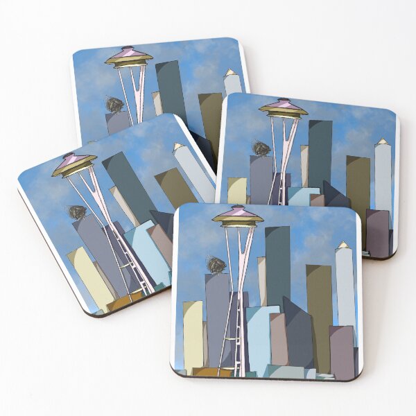 Item preview, Dae and the Seattle Space Needle designed and sold by DaetheCicada.