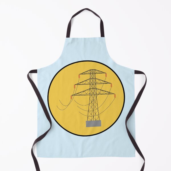 Item preview, Electricity Transmission Tower art for Electrician and Lineman designed and sold by EngineersArt.