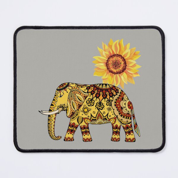 Item preview, Sacred Hindu Elephant and Sunflower Sun designed and sold by Ksaavet.