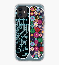 Left and right brain iPhone Case