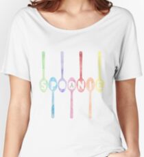 Spoonie Spoons Watercolor Women's Relaxed Fit T-Shirt