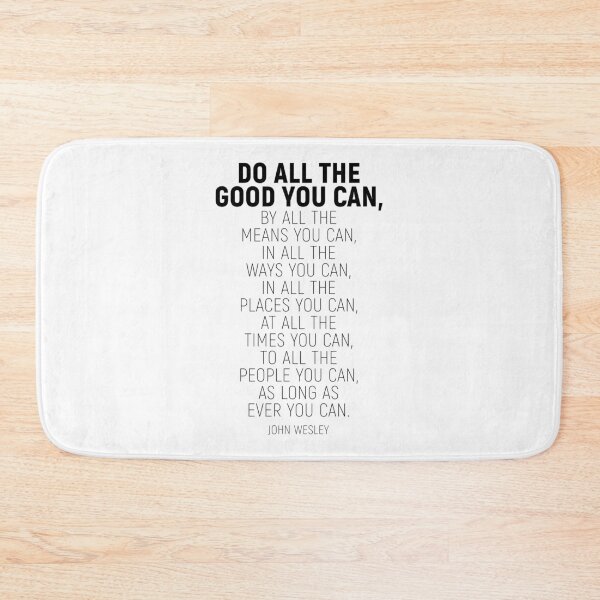 Item preview, Do All The Good You Can, By All The Means You Can, John Wesley Quote, Inspirational Quote designed and sold by aenaonartwork.