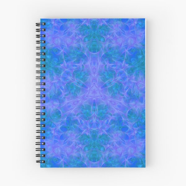 Item preview, Etheric Feline ~ Blue and Purple Abstract Fractal Mandala Art designed and sold by Ascension Vibrations.