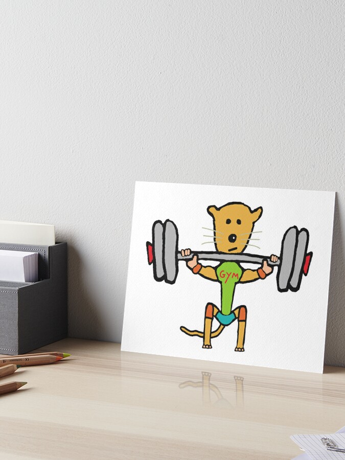 Gym rats - Art Print