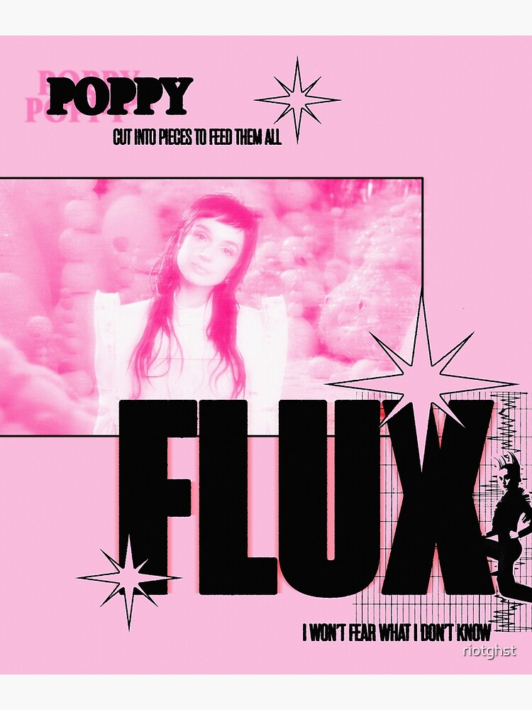 Disover poppy fluux Premium Matte Vertical Poster