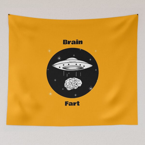Item preview, Brain Fart - UFO designed and sold by Quirkdom.