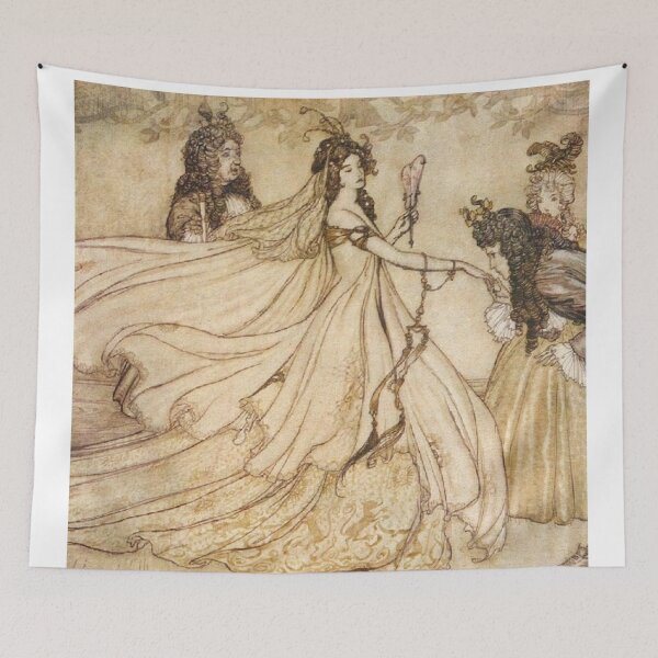 Item preview, Cinderella Vintage Illustration by Arthur Rackham designed and sold by Bellathewilde.