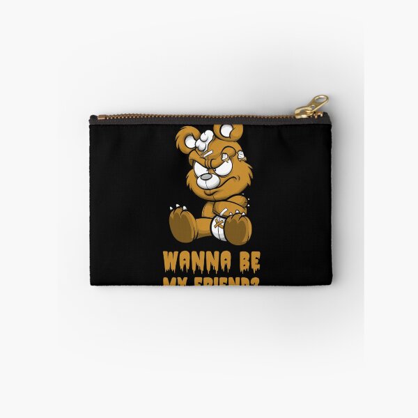 Item preview, Creepy kawaii teddy. creepy halloween teddy bear saying;  wanna be my friend? designed and sold by NobelFashion.