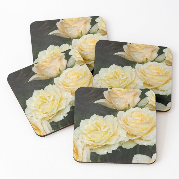 Item preview, Yellow roses with water drops designed and sold by Alelmisira.