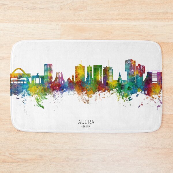 Item preview, Accra Ghana Skyline designed and sold by ArtPrints.