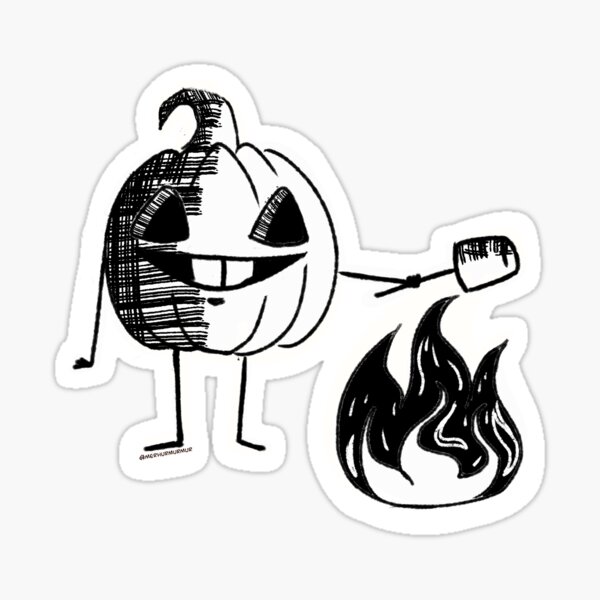 PumpkinMarshmallow Sticker