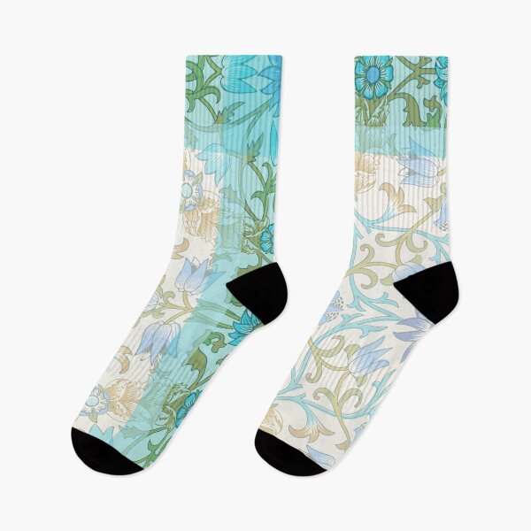Item preview, Blue flower pattern. Vines designed and sold by Vikymonkey.