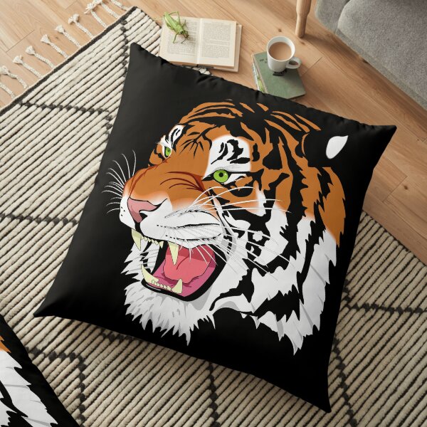 fantastic tiger Floor Pillow