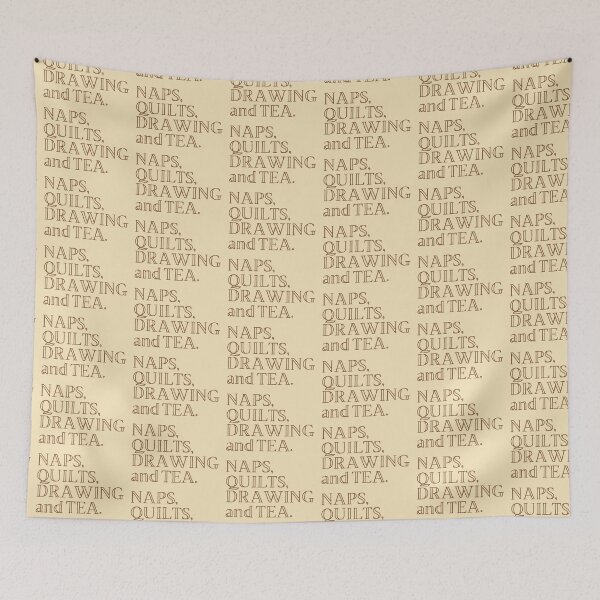 Item preview, NAPS , QUILTS, DRAWING and TEA designed and sold by jazzydevil.