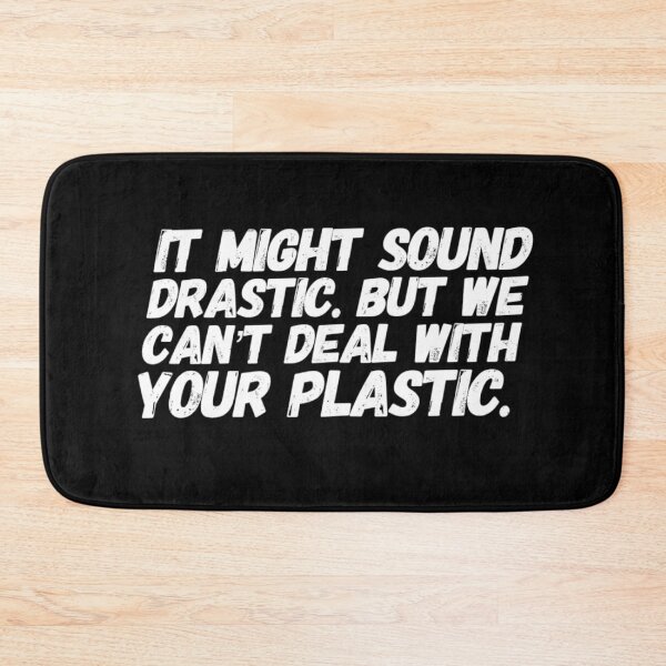 Item preview, stop using plastic designed and sold by joshua pierre.